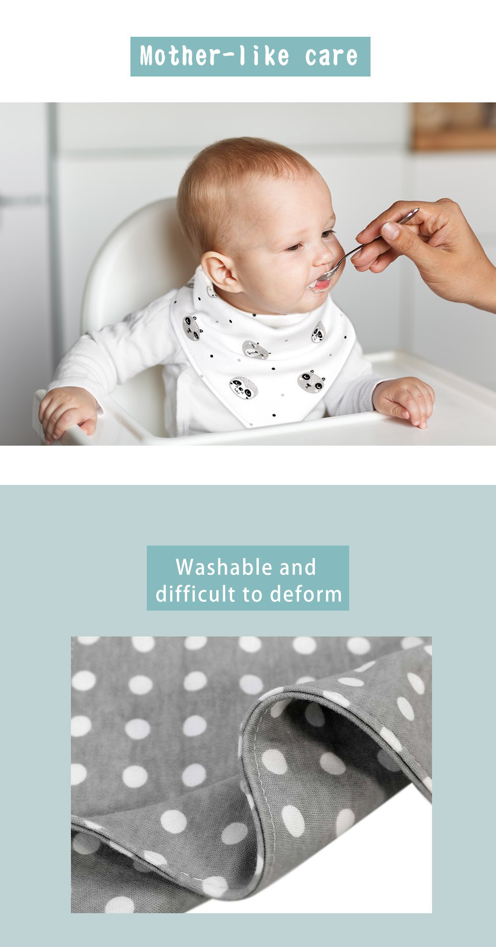 Organic Cotton Baby Bib