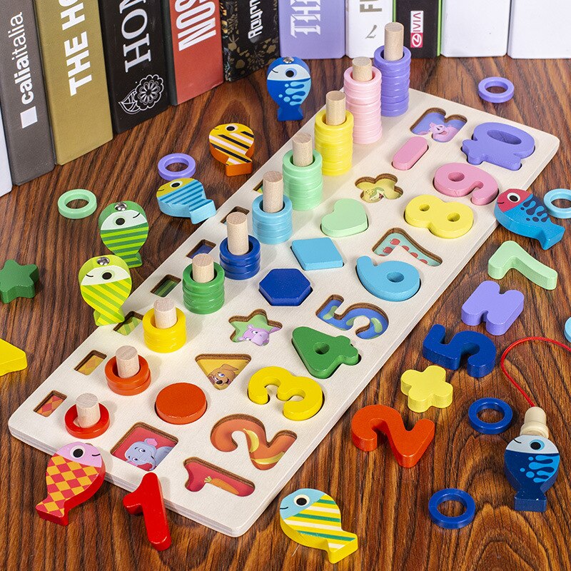 Montessori Educational Wooden Busy Board  