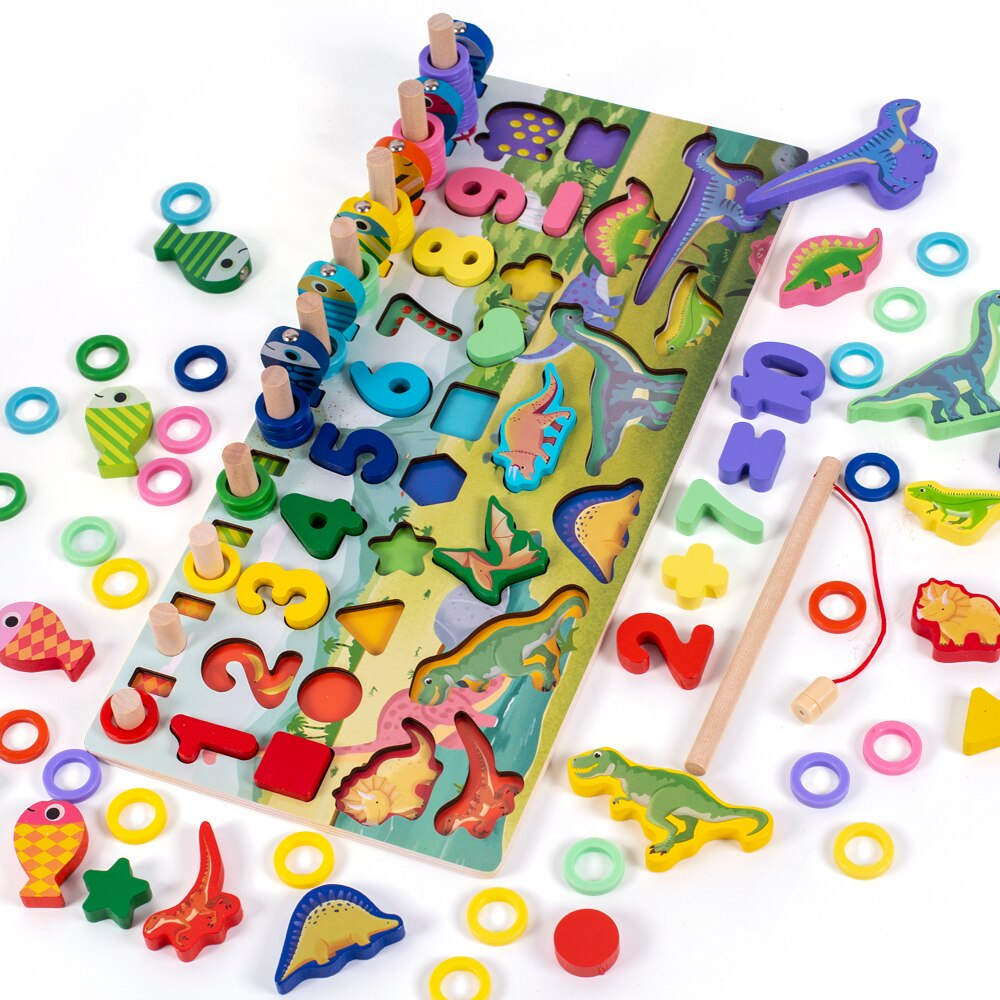 Montessori Educational Wooden Busy Board  