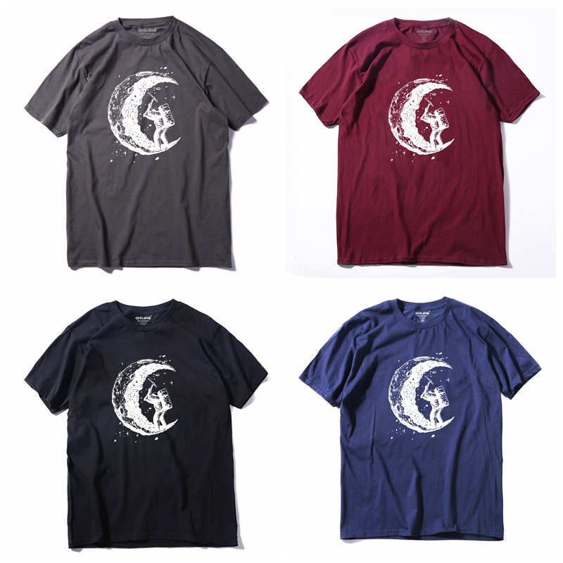 Men's Casual Cotton T-Shit with Print