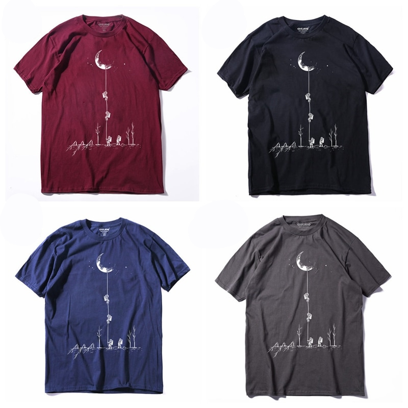 Men's Casual Cotton T-Shit with Print