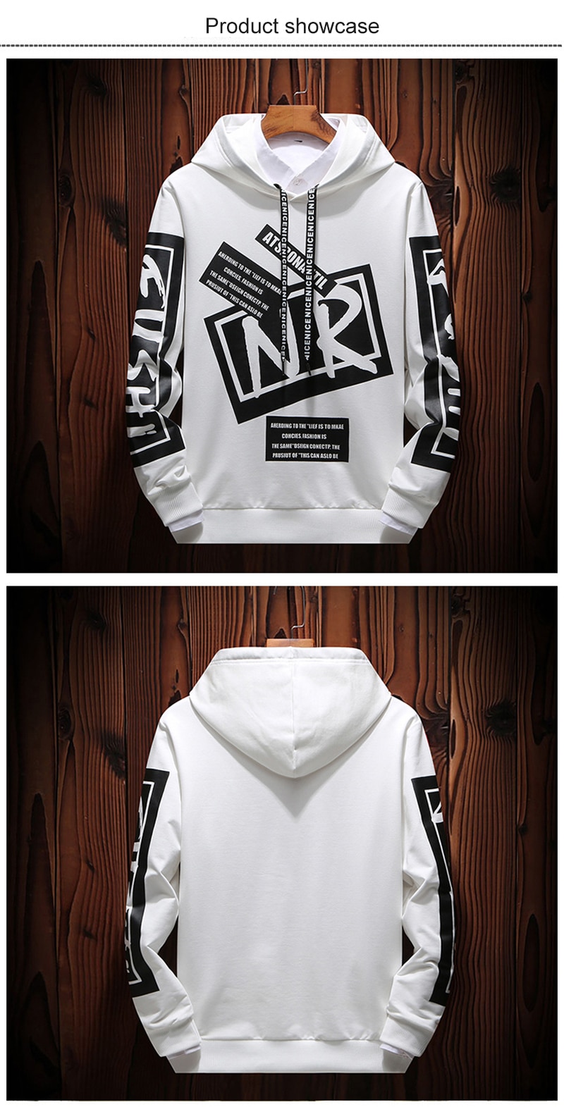 Men's Graphic Style Hoodie