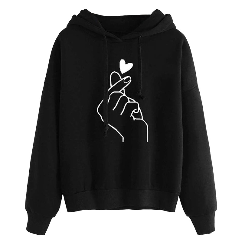 Long-Sleeved K-Pop Sweatshirt for Women