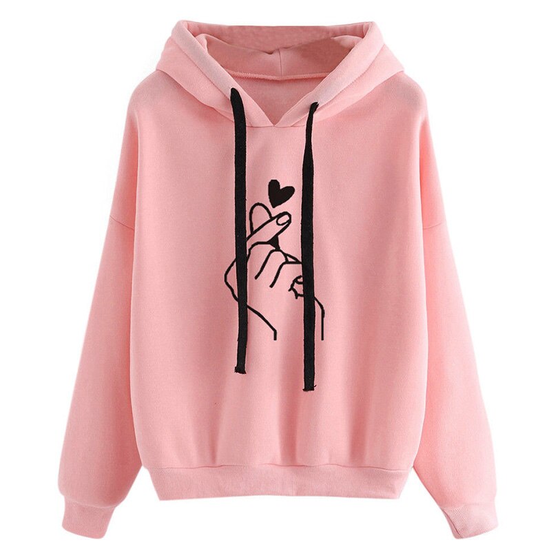 Long-Sleeved K-Pop Sweatshirt for Women