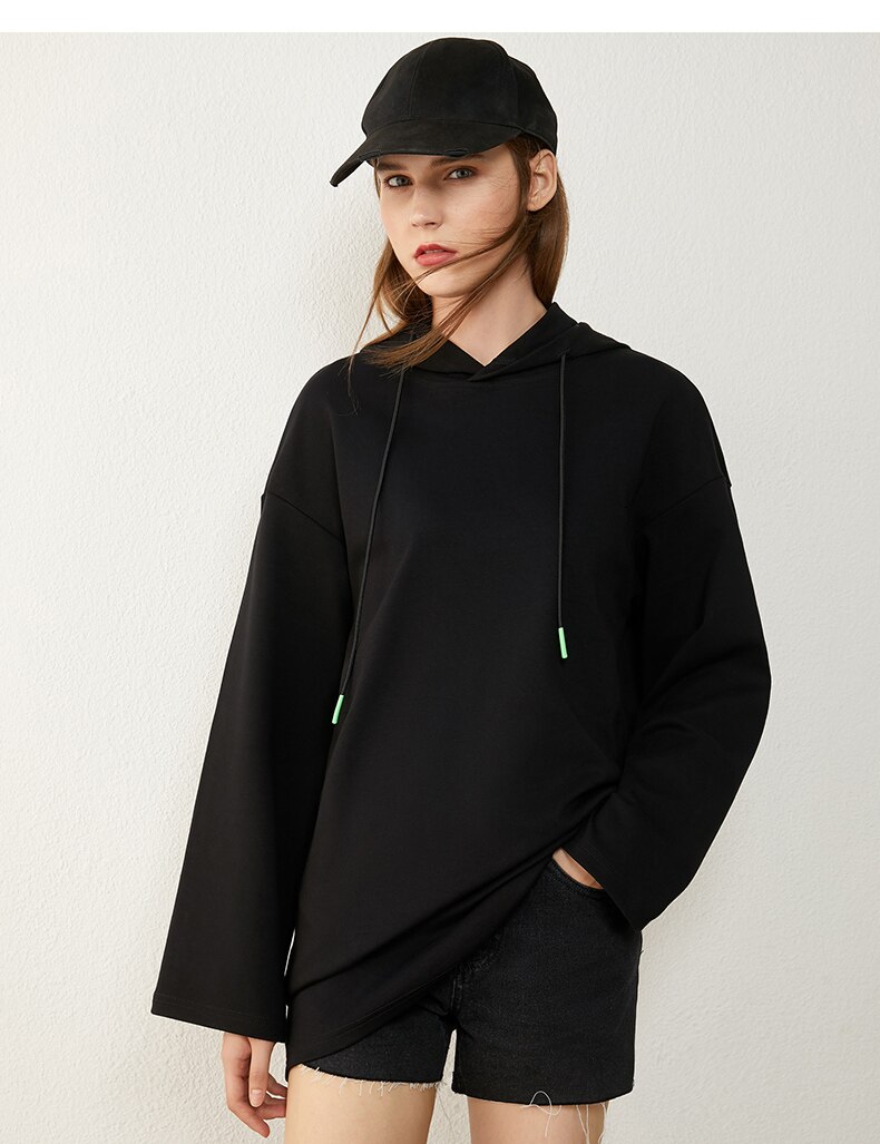 Women's Minimalism Hooded Sweatshirt