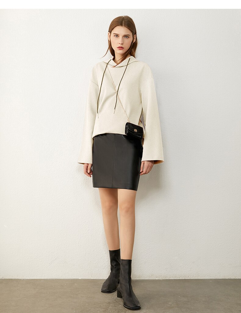 Women's Minimalism Hooded Sweatshirt