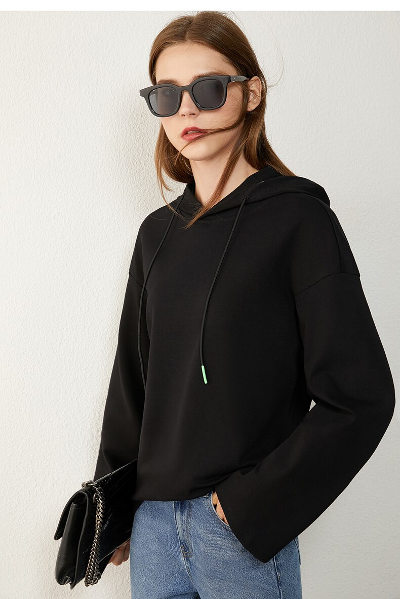 Women's Minimalism Hooded Sweatshirt