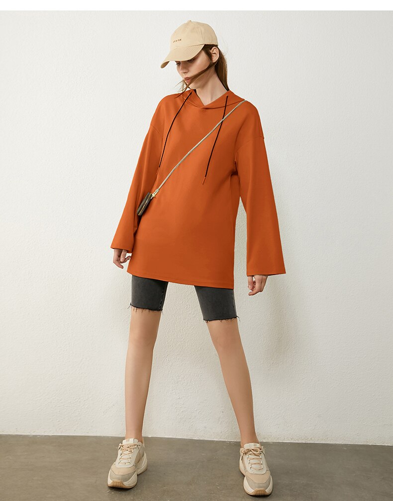 Women's Minimalism Hooded Sweatshirt