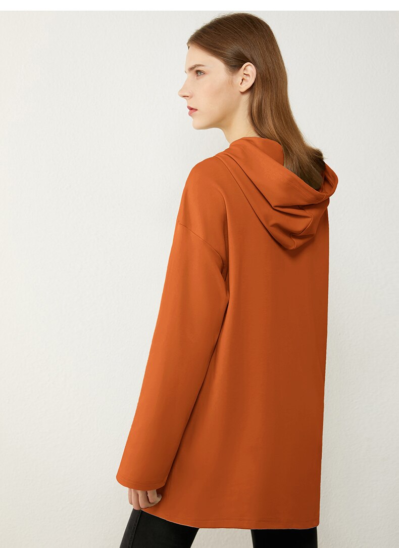 Women's Minimalism Hooded Sweatshirt