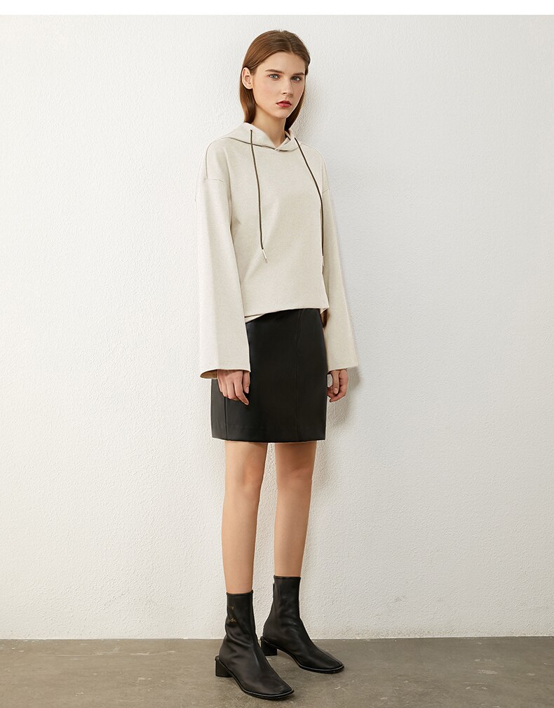 Women's Minimalism Hooded Sweatshirt