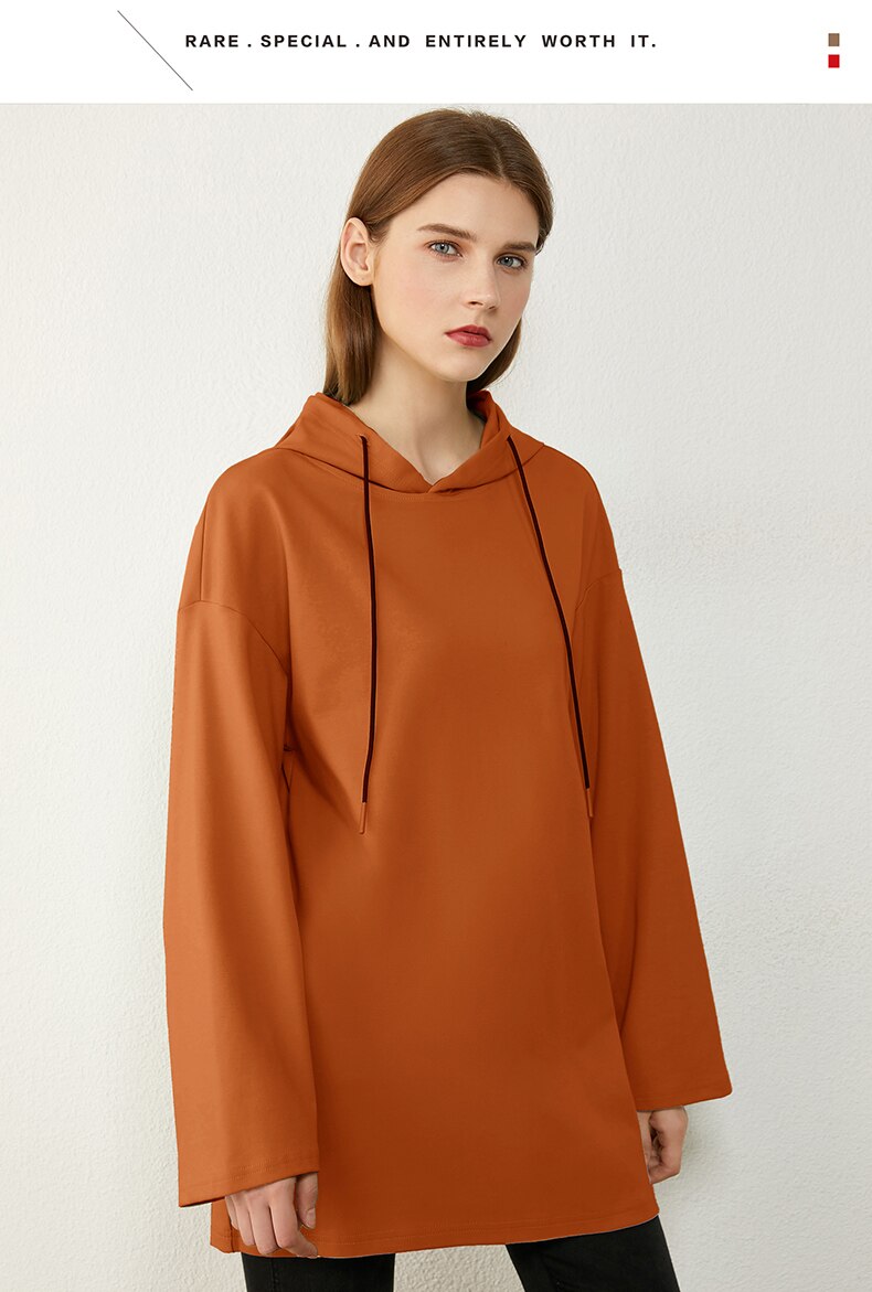 Women's Minimalism Hooded Sweatshirt