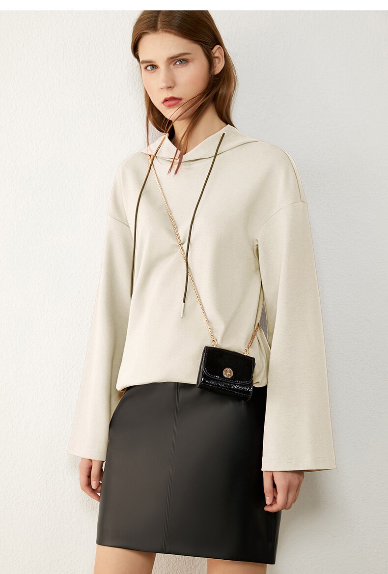 Women's Minimalism Hooded Sweatshirt