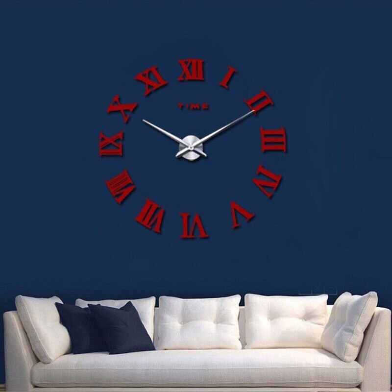 DIY Roman Numerals Wall Clock