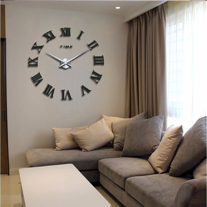DIY Roman Numerals Wall Clock