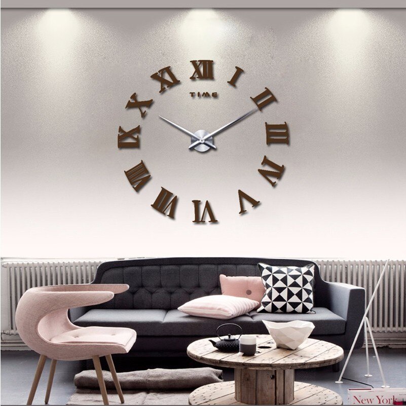 DIY Roman Numerals Wall Clock