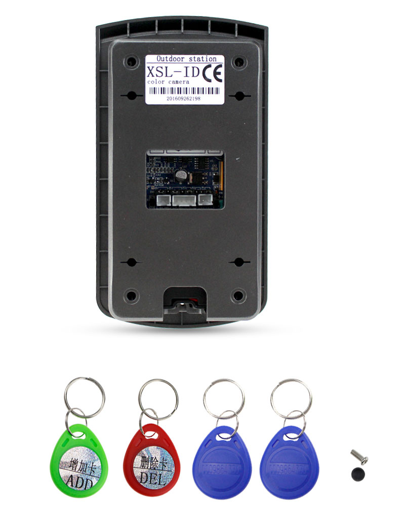 Wired Video Doorbell with CMOS Night Vision and Card Reader Wired Video Doorbell with CMOS Night Vision and Card Reader