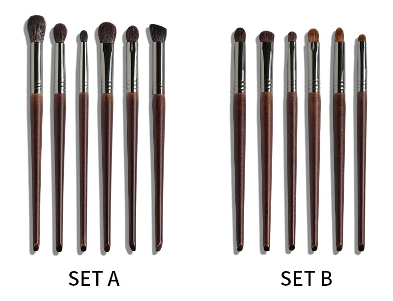 Ultra Soft Goat Hair Eye Makeup Brushes 6 Pcs Set Ultra Soft Goat Hair Eye Makeup Brushes 6 Pcs Set