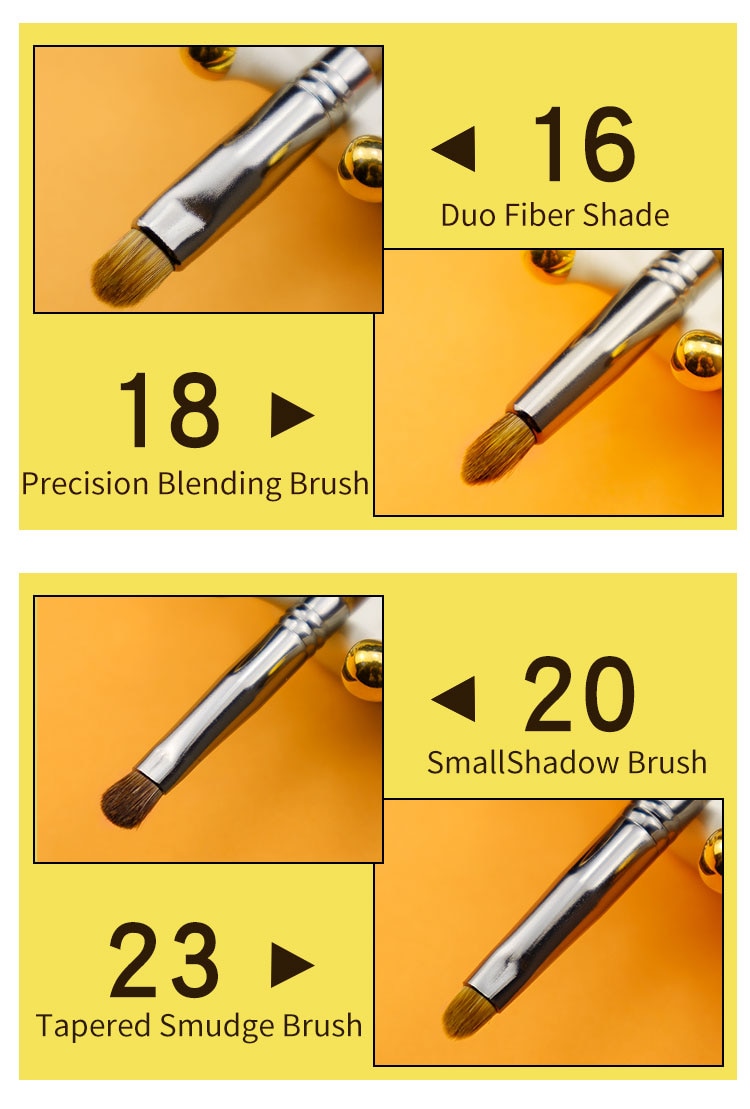 Ultra Soft Goat Hair Eye Makeup Brushes 6 Pcs Set Ultra Soft Goat Hair Eye Makeup Brushes 6 Pcs Set