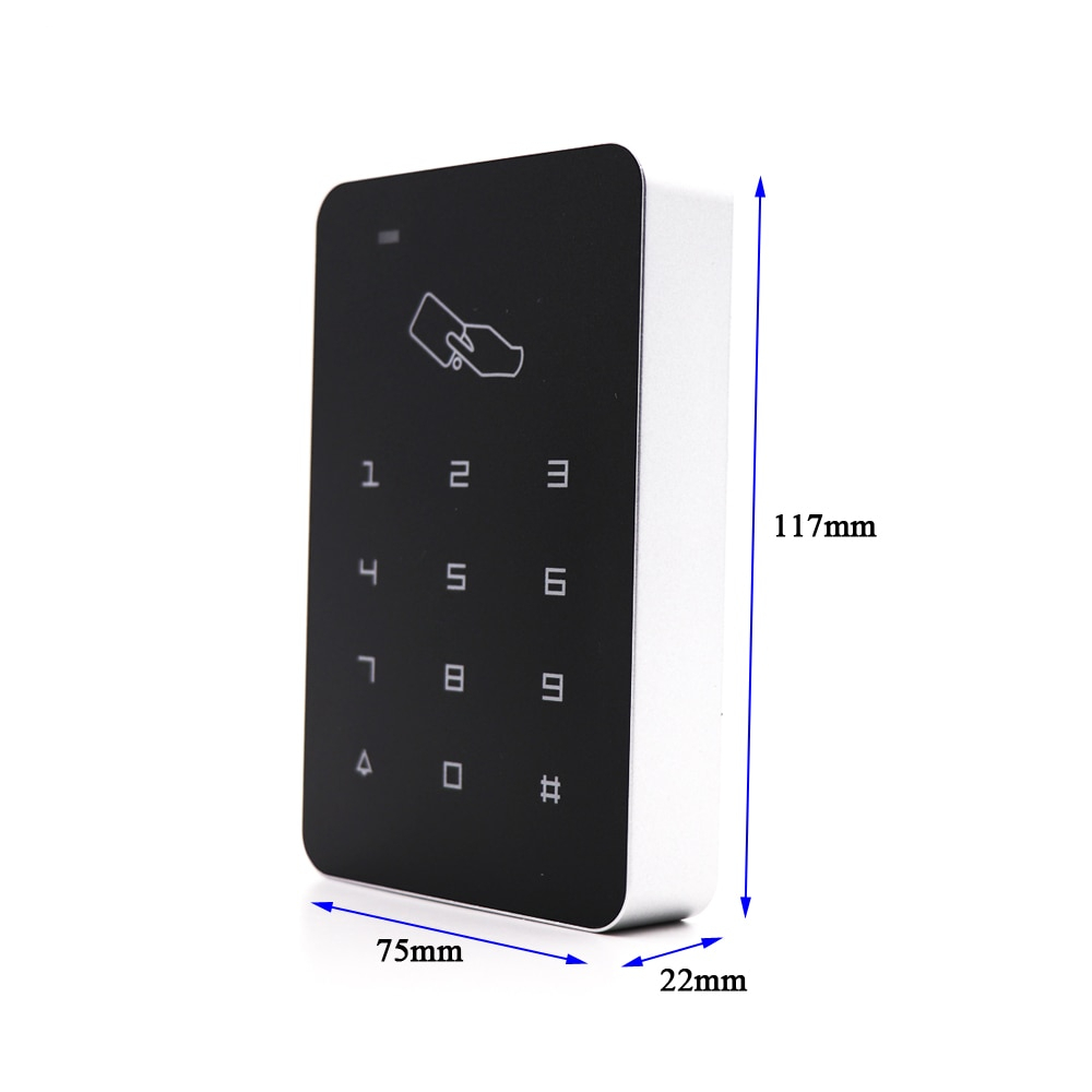 RFID Touch Access Control Panel with ID Keys RFID Touch Access Control Panel with ID Keys