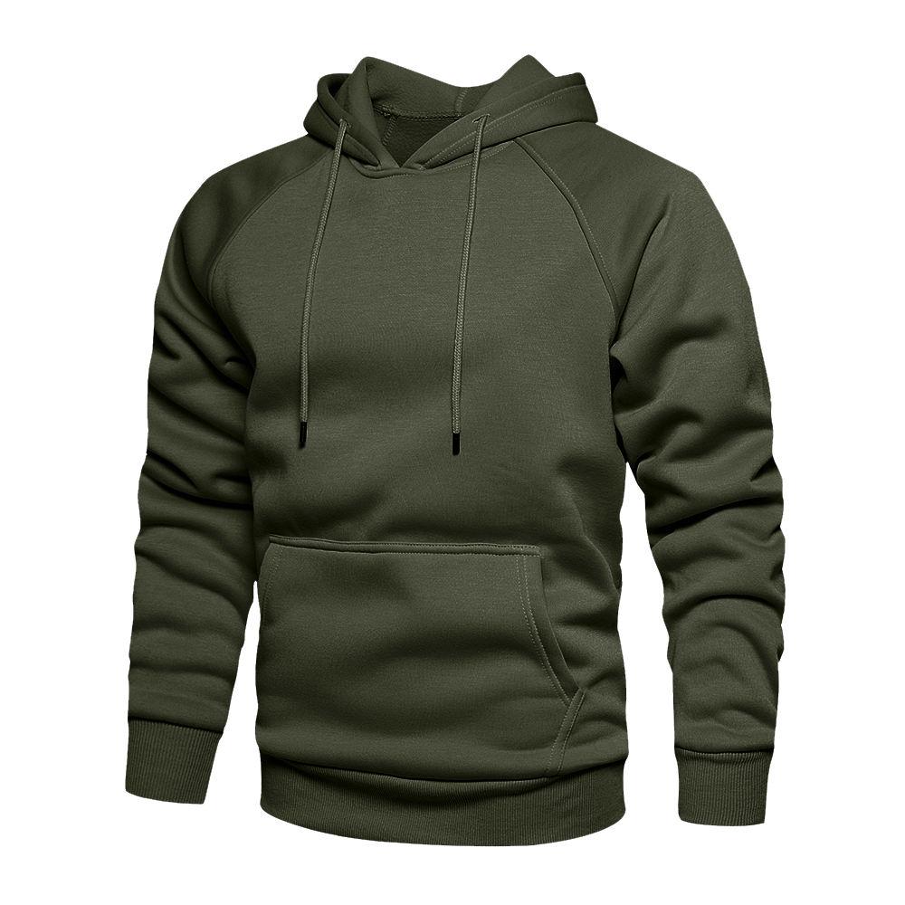 Men's Solid Color Autumn Hoodie