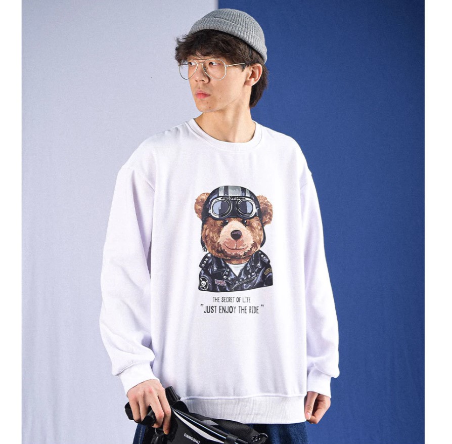 Men's Biker Bear Sweatshirt