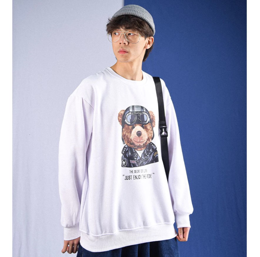 Men's Biker Bear Sweatshirt