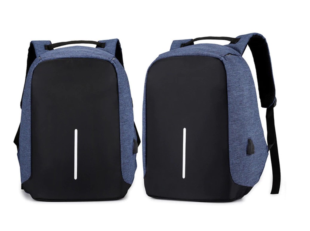 Anti-theft USB Backpack with Reflective Detail