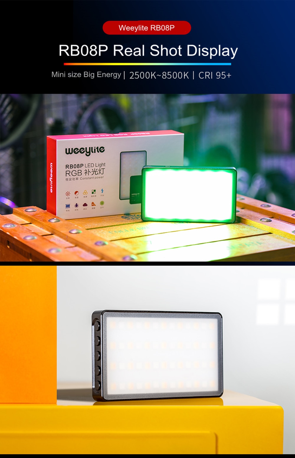 RGB LED Camera Light