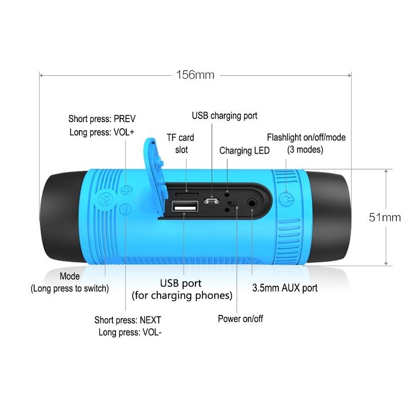 Portable Wireless Speaker with Flashlight Portable Wireless Speaker with Flashlight